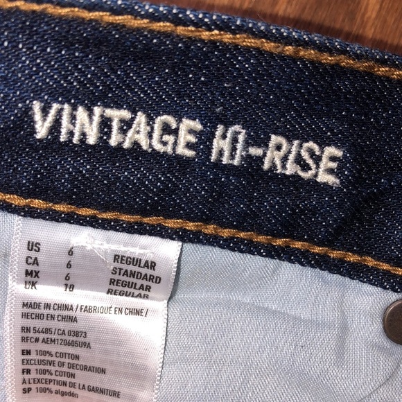 American Eagle vintage high rise size 6 jeans - Picture 7 of 8